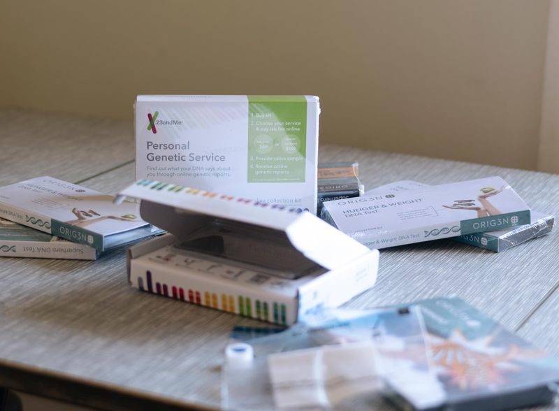 Click to enlarge DNA test kits