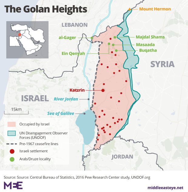golan map