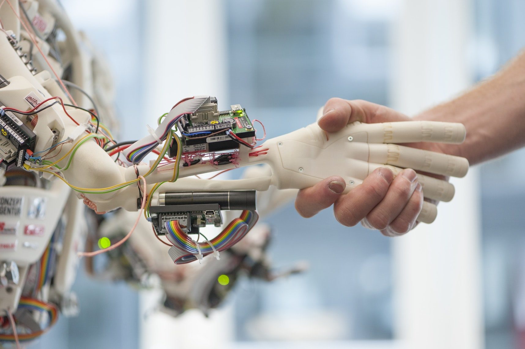 Robot Shaking Hands