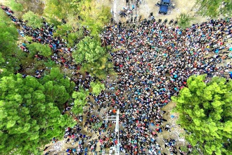 Click to enlarge migrants Europe