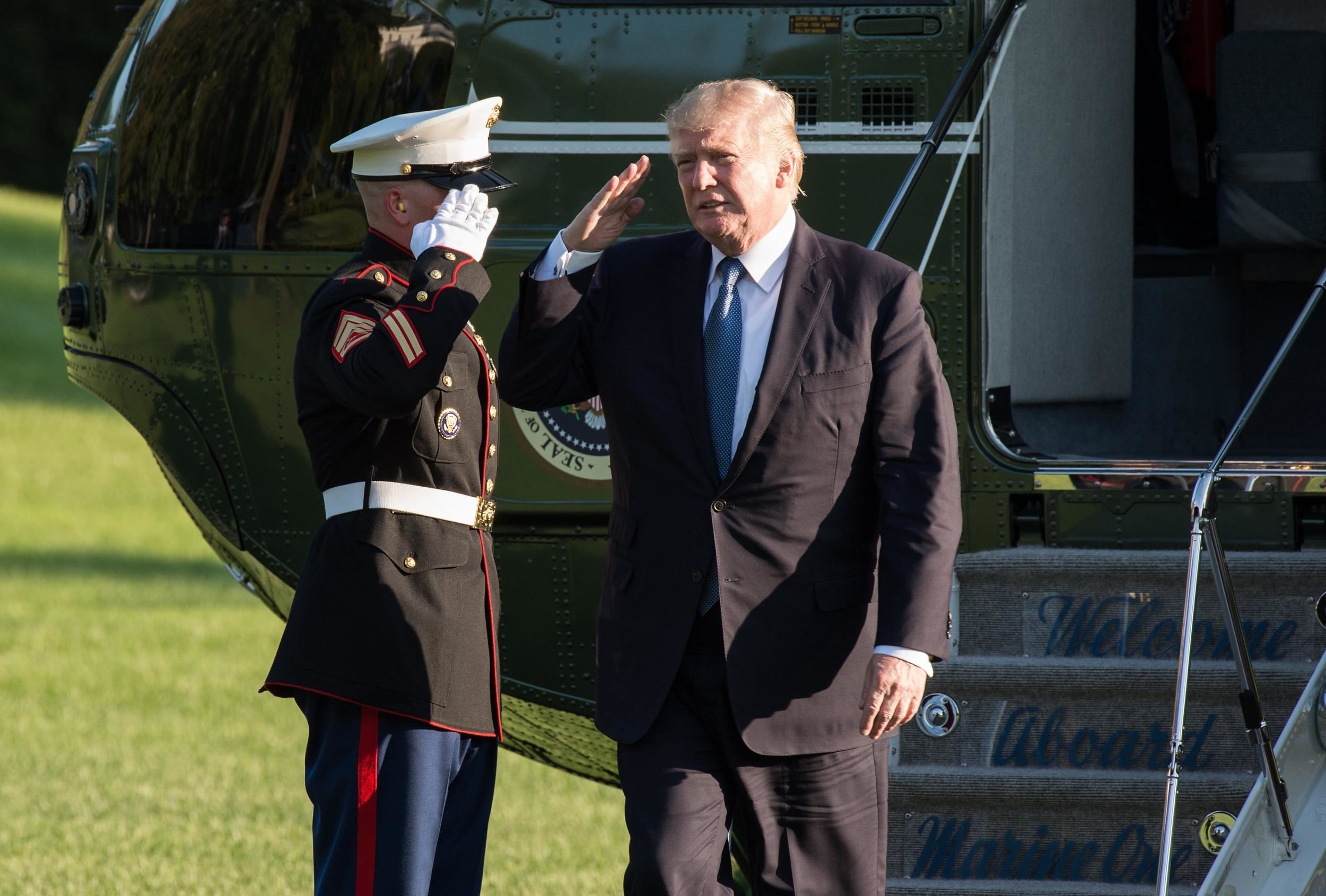 trump helicopter