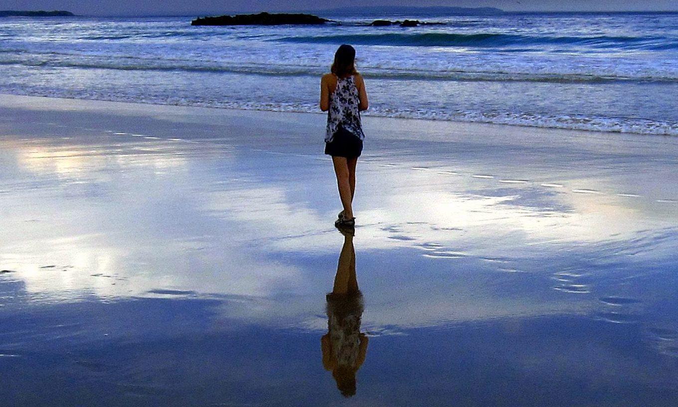 seashore scene