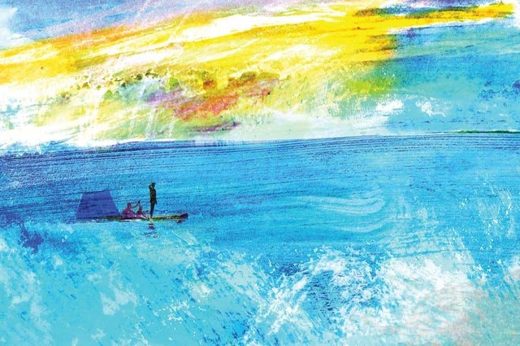 painting sea