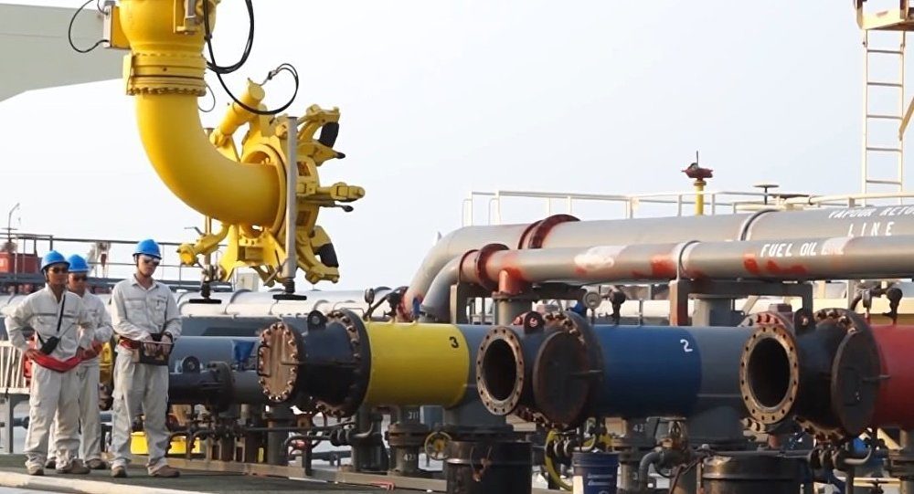 China oil rig