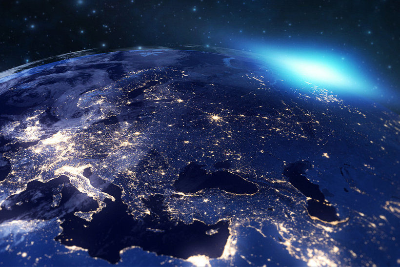 space earth