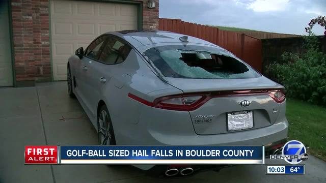 Click to enlarge hail damage