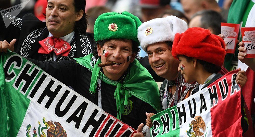 mexico fans russia