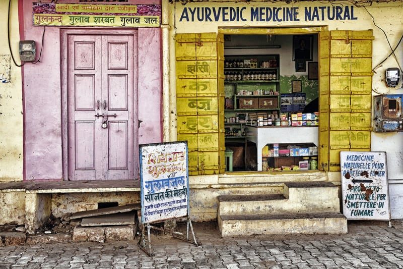 Click to enlarge ayurvedic dispensary
