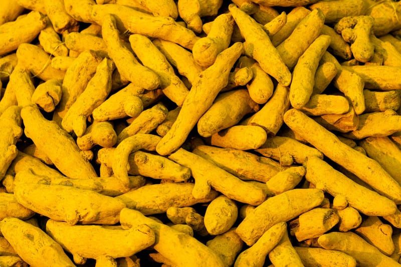 Click to enlarge turmeric root