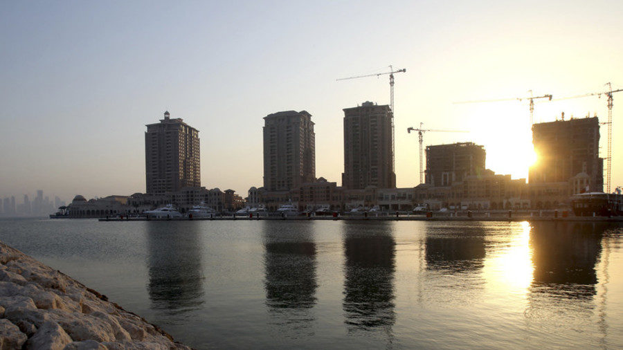 Pearl-Qatar harbour in Doha