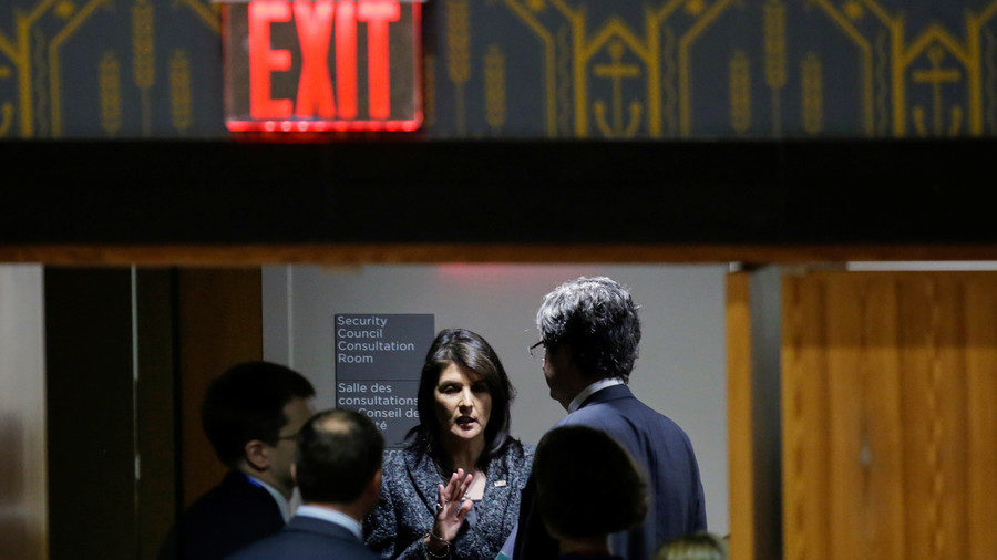 US Ambassador to the United Nations Nikki Haley