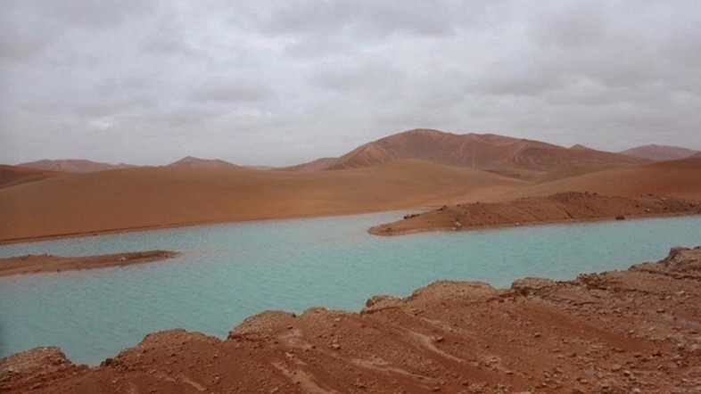 Lakes in Rub’ al-Khali desert