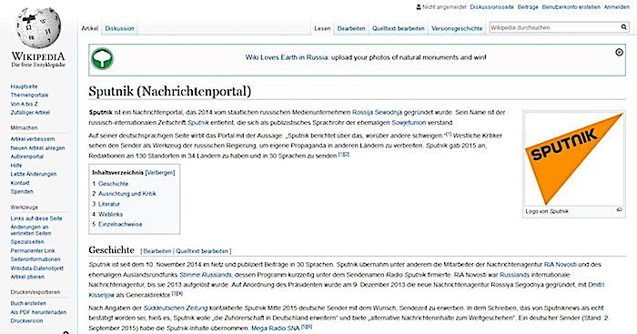 Wiki SputnikGerman screengrab
