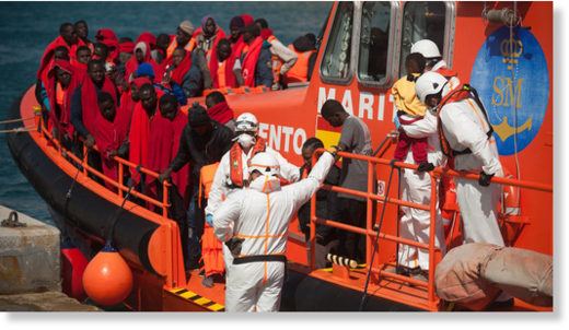 migrant boat