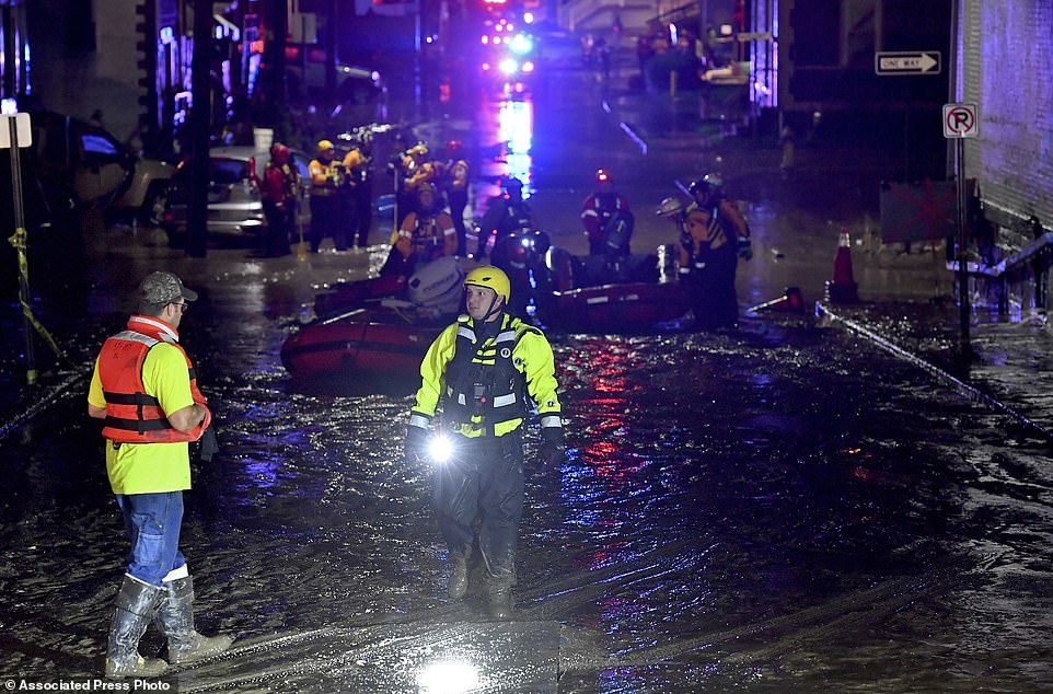 Strong storms and heavy rain has caused severe flooding in parts of western Pennsylvania