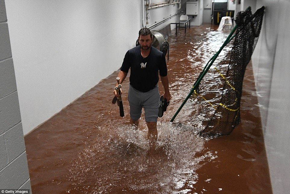 Click to enlarge The flooding also disrupted rail service in the region
