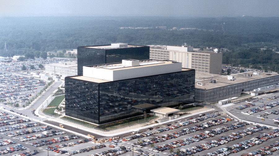 Click to enlarge NSA headquarters