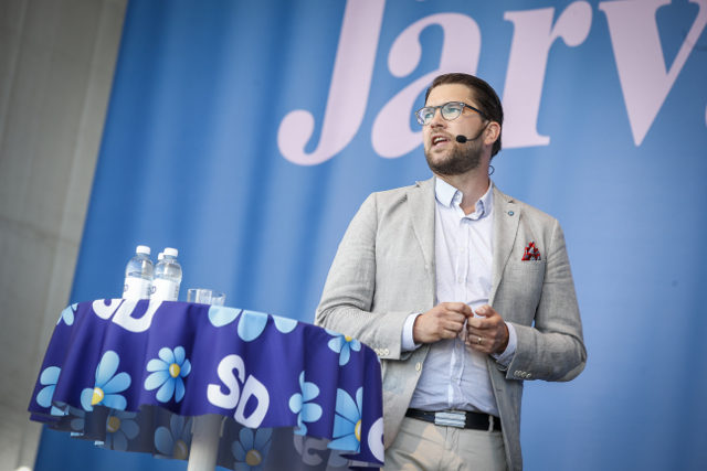 Click to enlarge Sweden Democrats leader Jimmie Åkesson