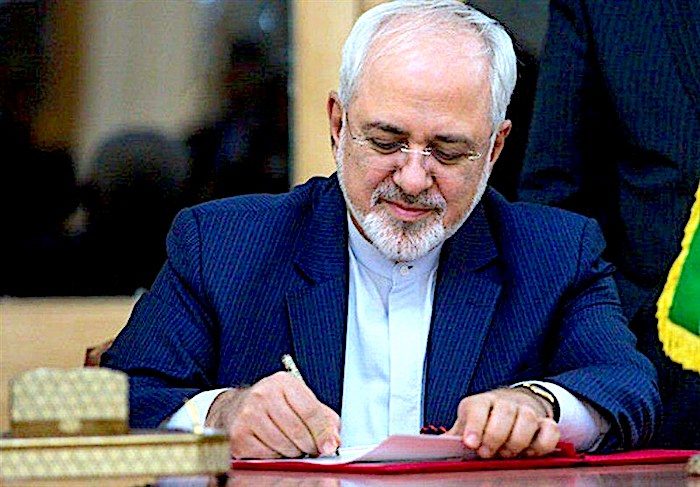Click to enlarge Iranian FM Zarif