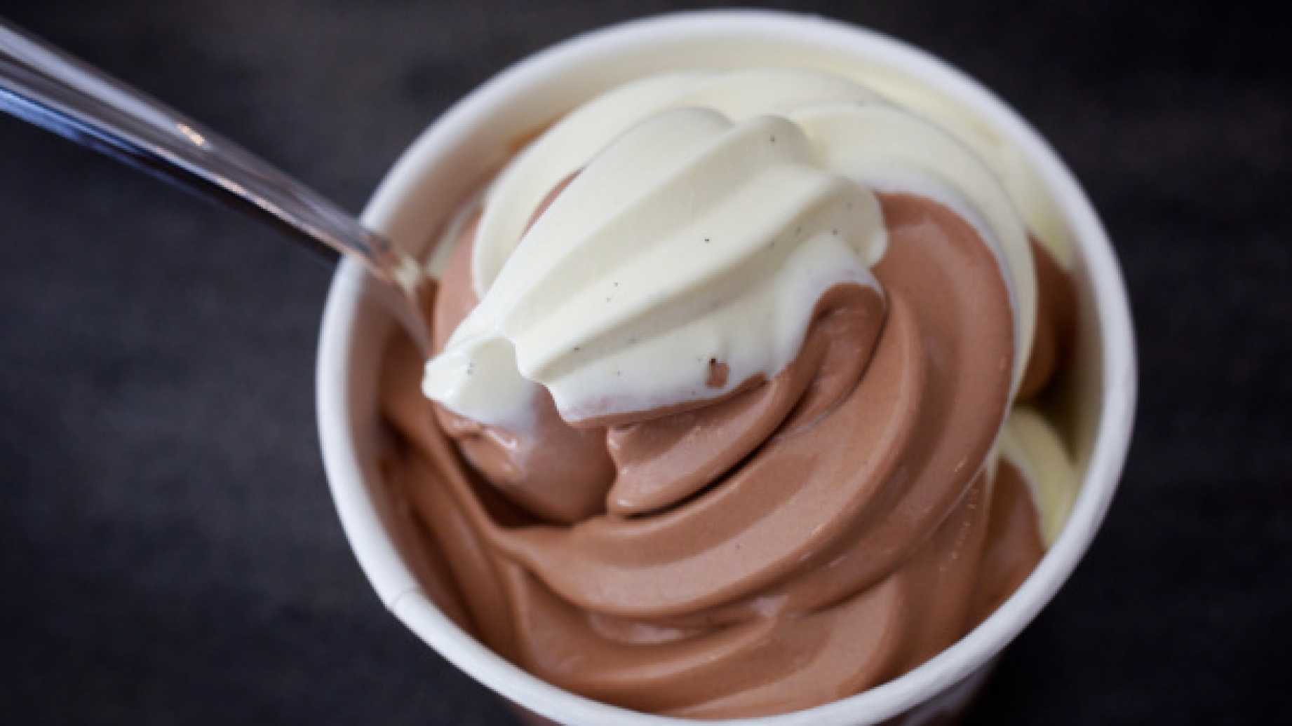 choco vanilla ice cream