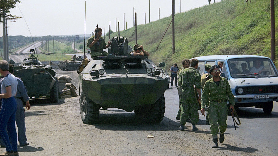 Militiamen Transnistria