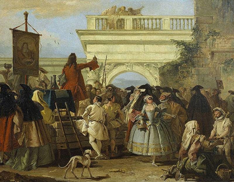 Tiepolo painting charlatan