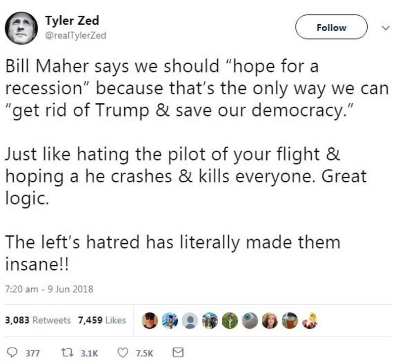Click to enlarge mahar tweet recession