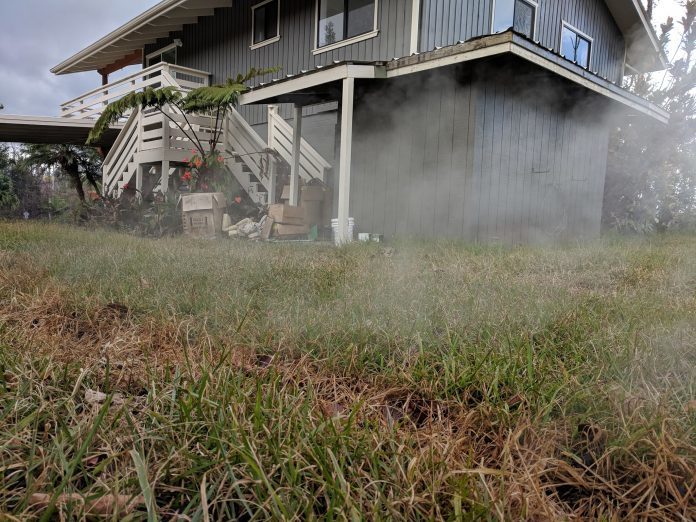 kilaeua fissure steam
