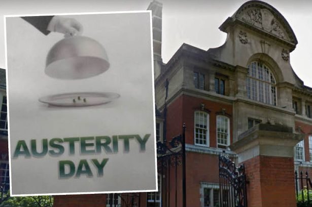 austerity day lunch london school