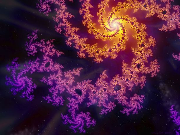 Click to enlarge Spiral Fractal Flower