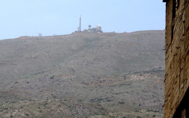 Click to enlarge Israeli observation post