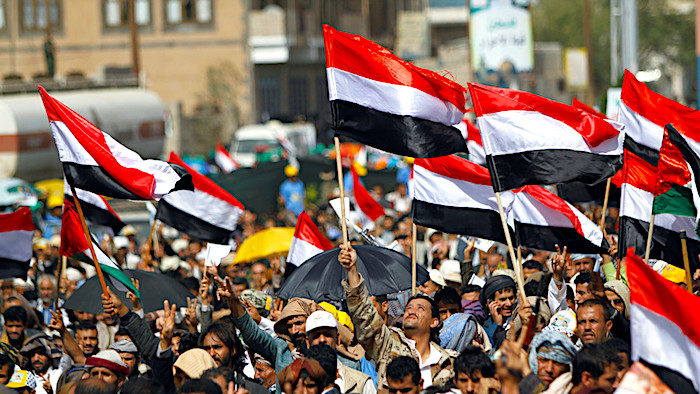 Houthi supporters Yemen