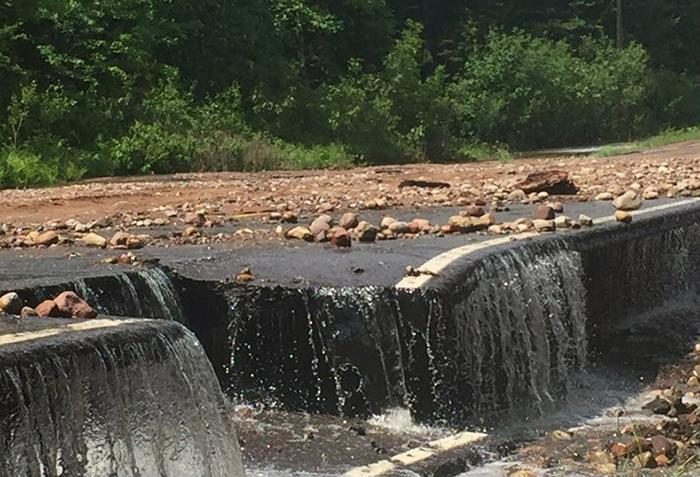 U.S. Highway 63 near Drummond, Wisconsin. Photo courtesy of the National Weather Service and Wisconsin State Patrol