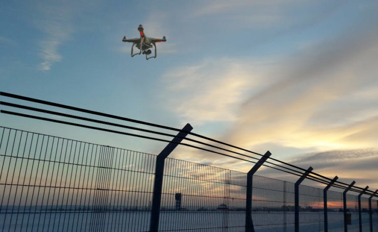 smugglers using drones US-Mexico border