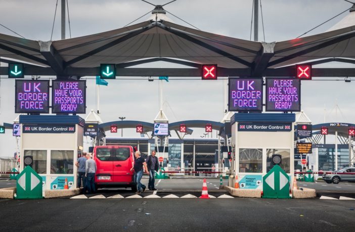 Click to enlarge France UK border