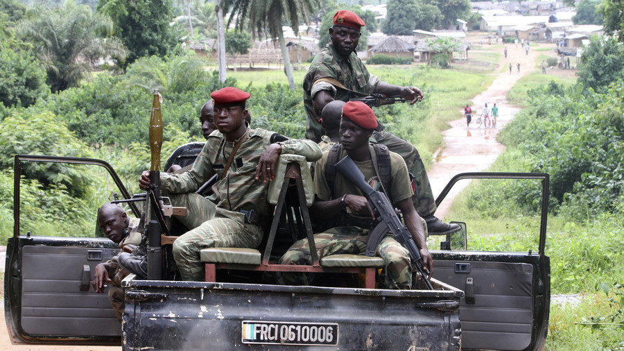 African soldiers