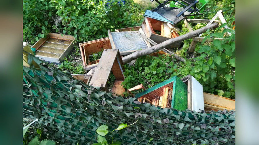 Northumbria vandalized beehives