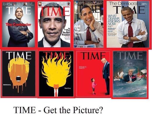 time trump obama