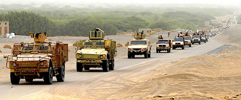 Houthi convoy