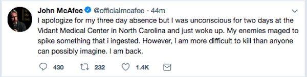 Click to enlarge John Mcafee tweet