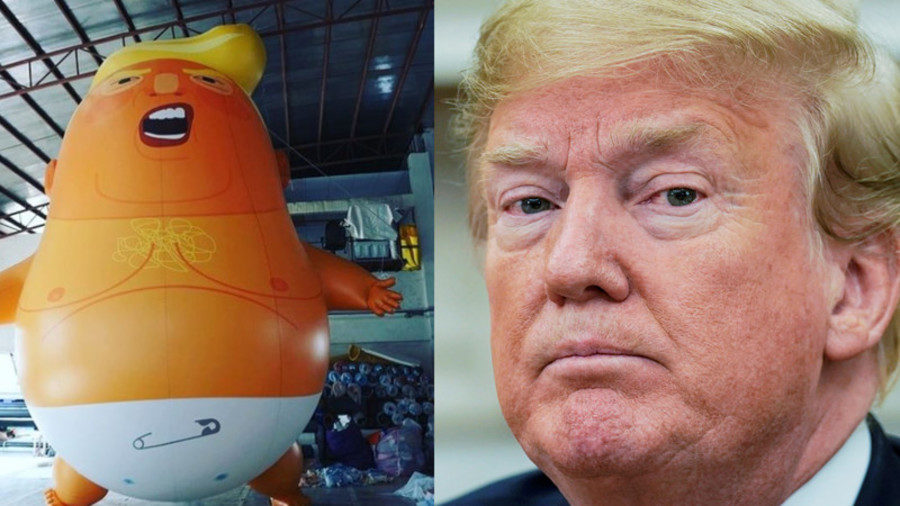 One is filled with hot air; the other is a blimp.