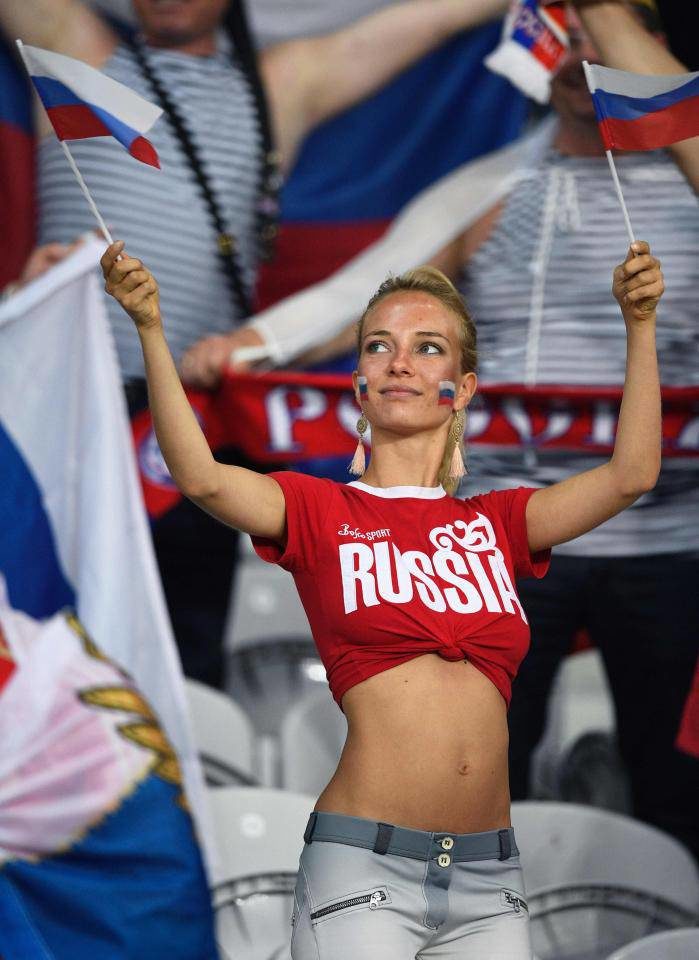 russian football fan