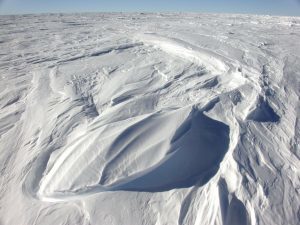 artic snow dunes