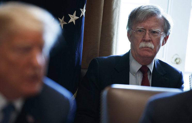 Click to enlarge US national security adviser John Bolton