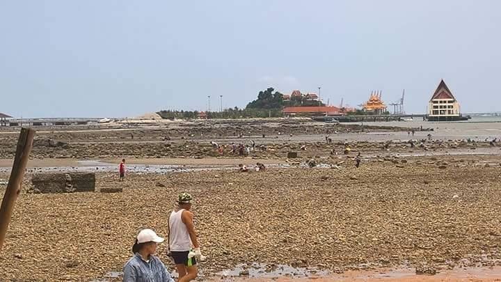 Water disappears in the Gulf of Thailand