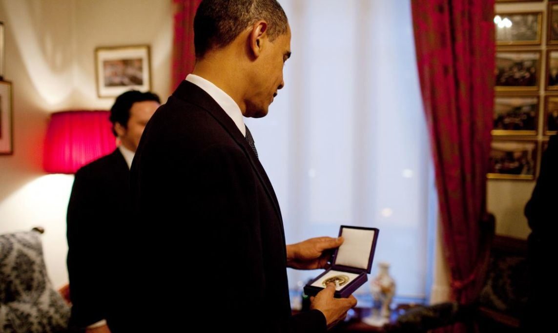 Click to enlarge Nobel Peace Prize to Obama