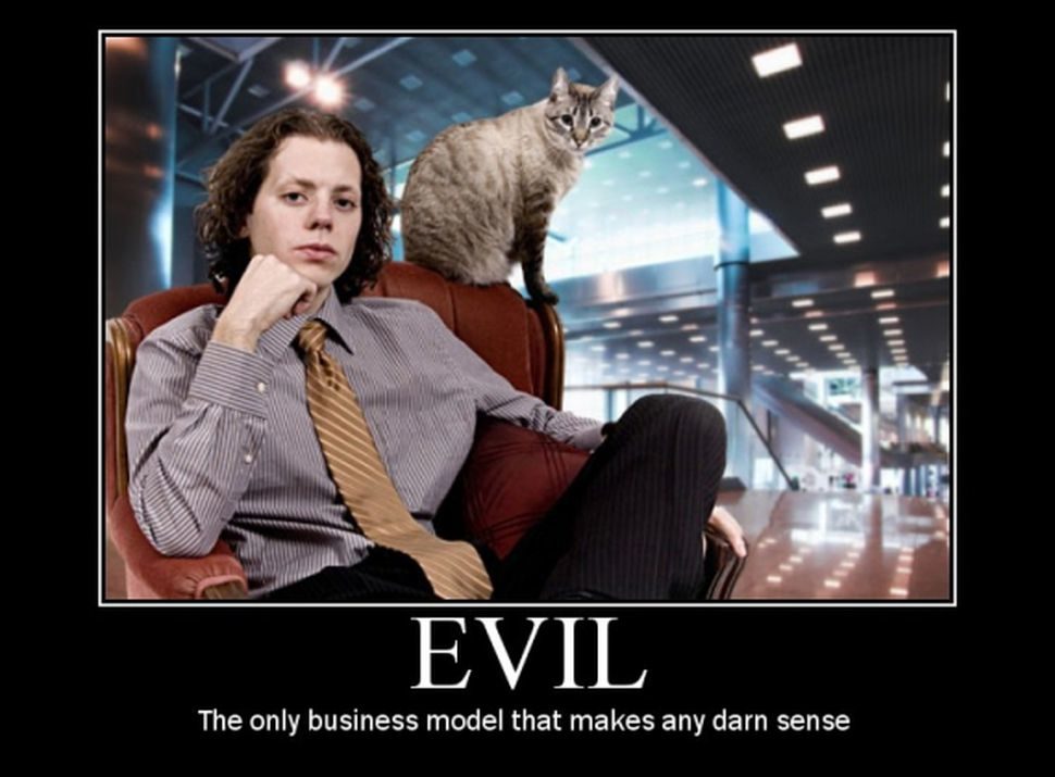 evil motivational poster