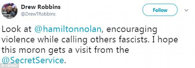 Drew Robbins tweet