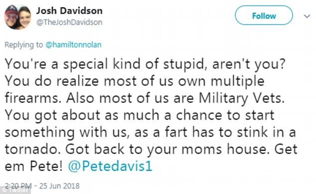 Josh Davidson tweet