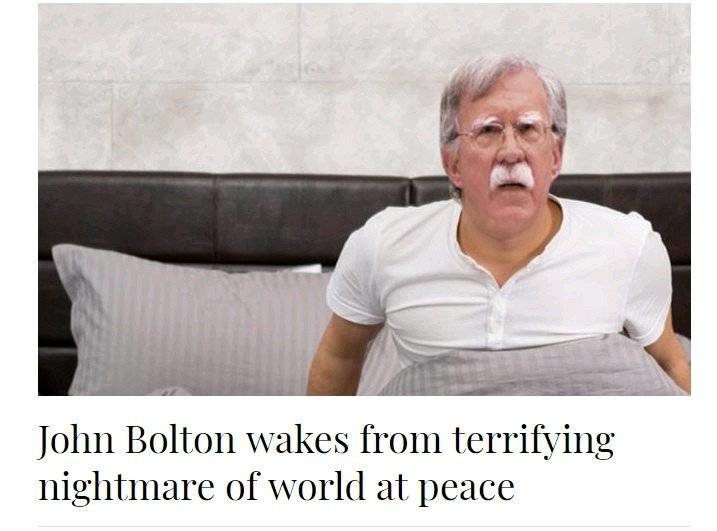 john bolton nightmare peace